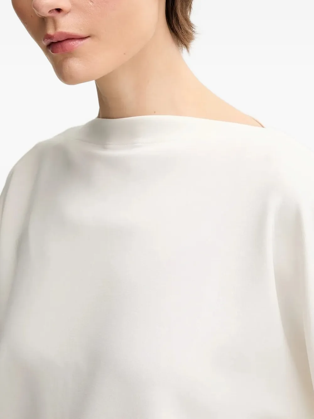Joop Boat-neck Blouse In White
