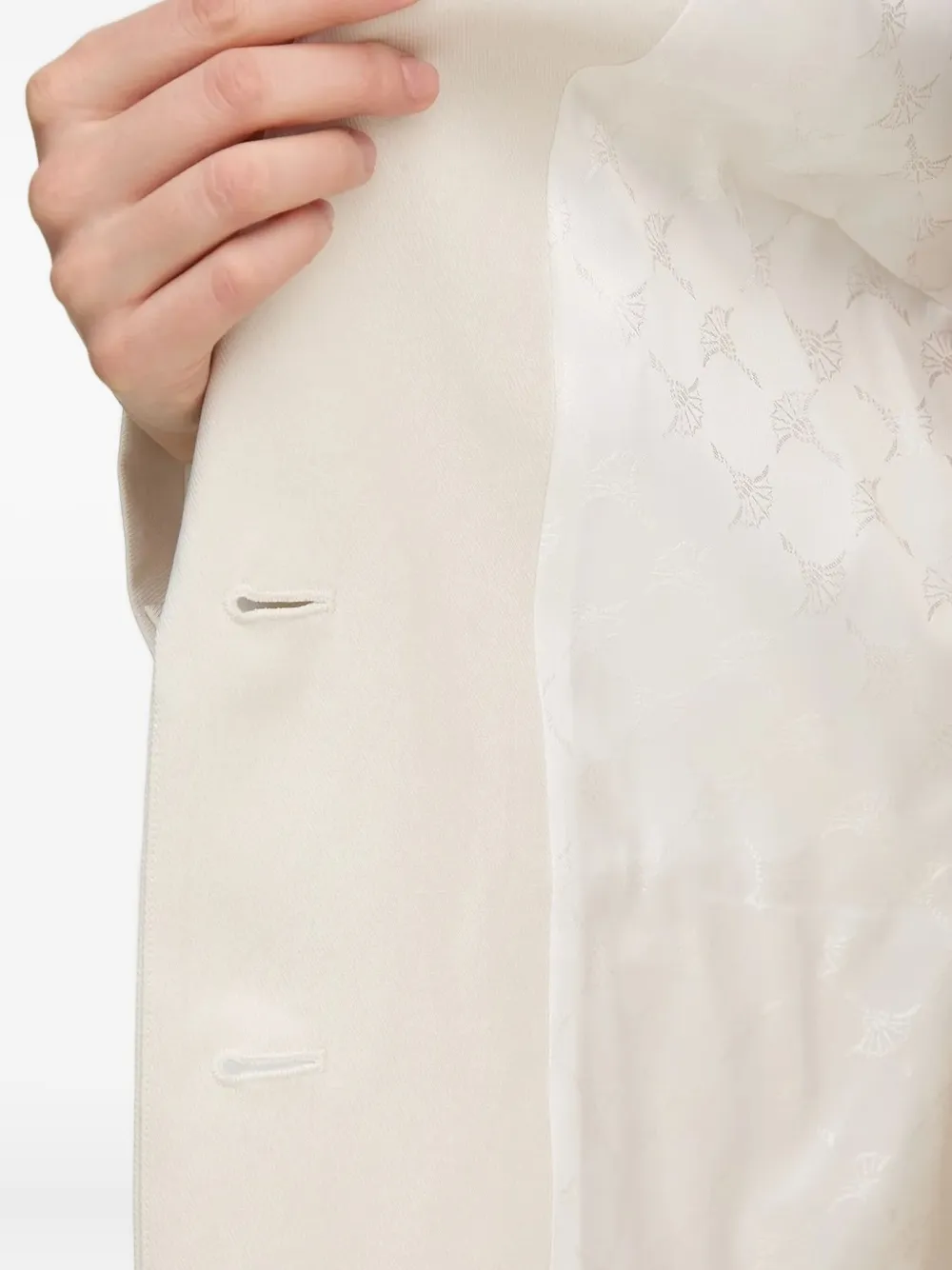 Joop! single-breasted blazer Wit