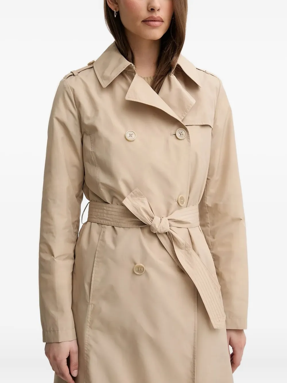 Joop! double-breasted belted trench coat | Neutrals | Image 1