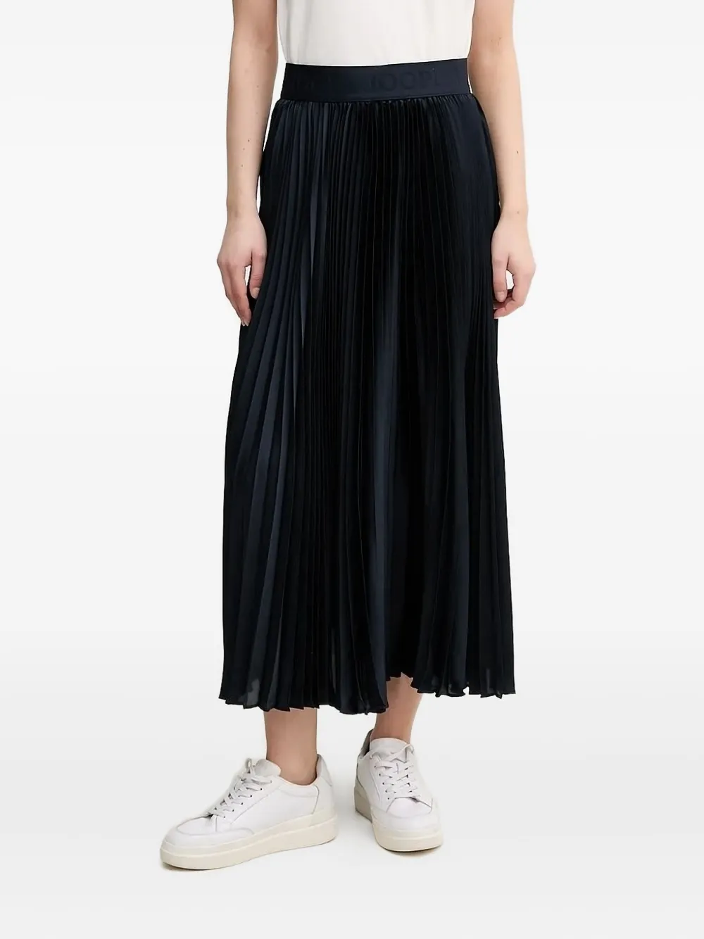 Joop! pleated midi skirt Blauw