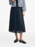 Joop! elastic-waistband tulle skirt - Black
