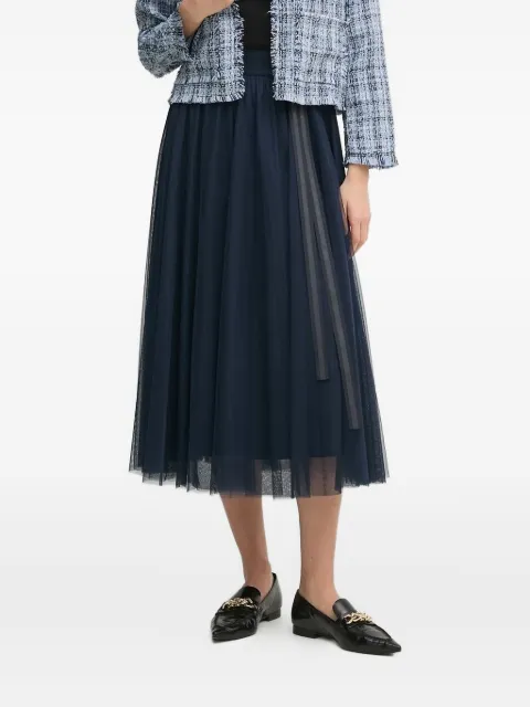 Joop! elastic-waistband tulle skirt