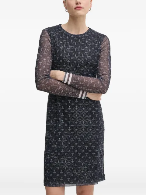 Joop! long-sleeve patterned mini dress
