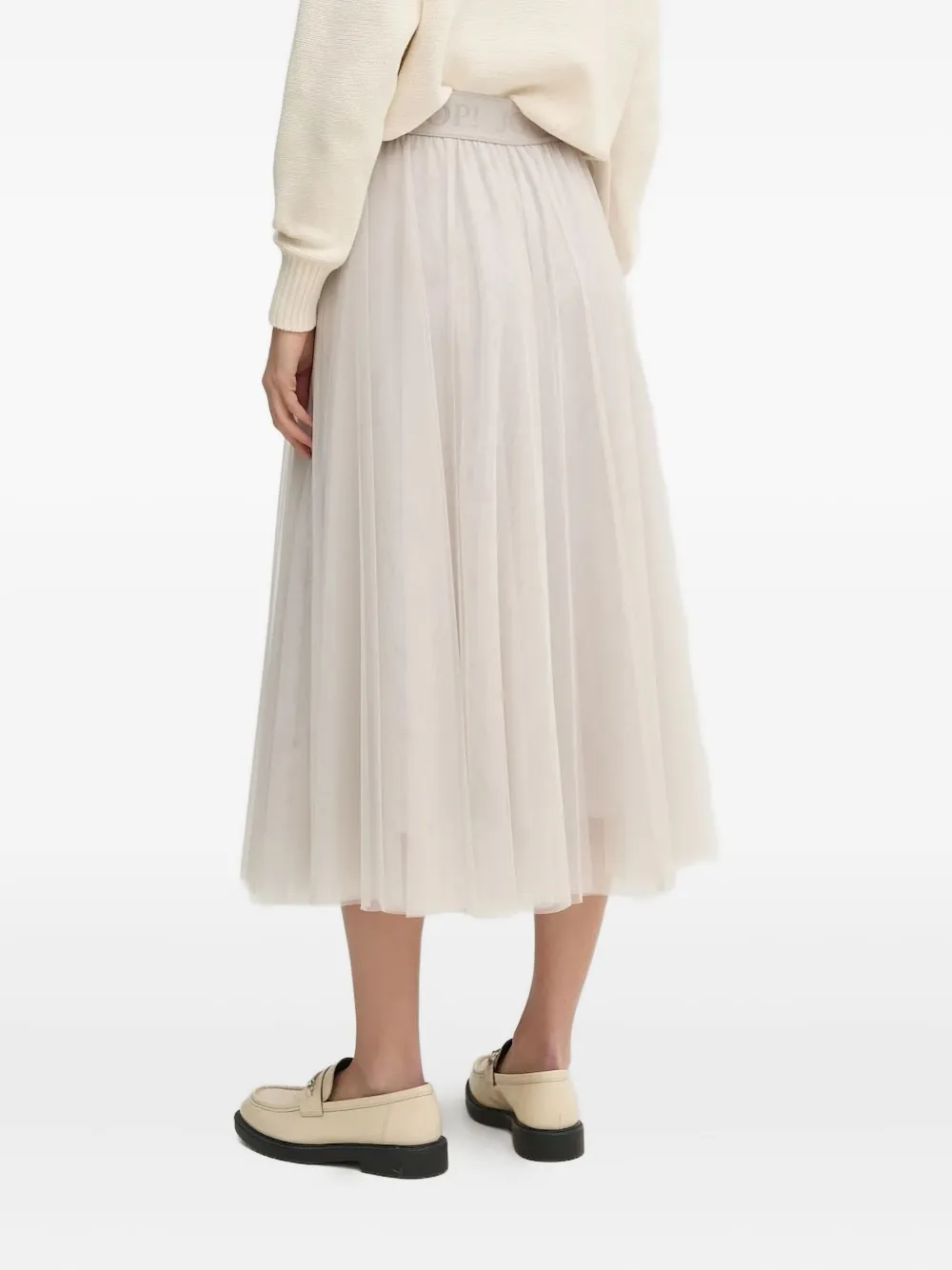 Joop! Tule midi-rok Beige