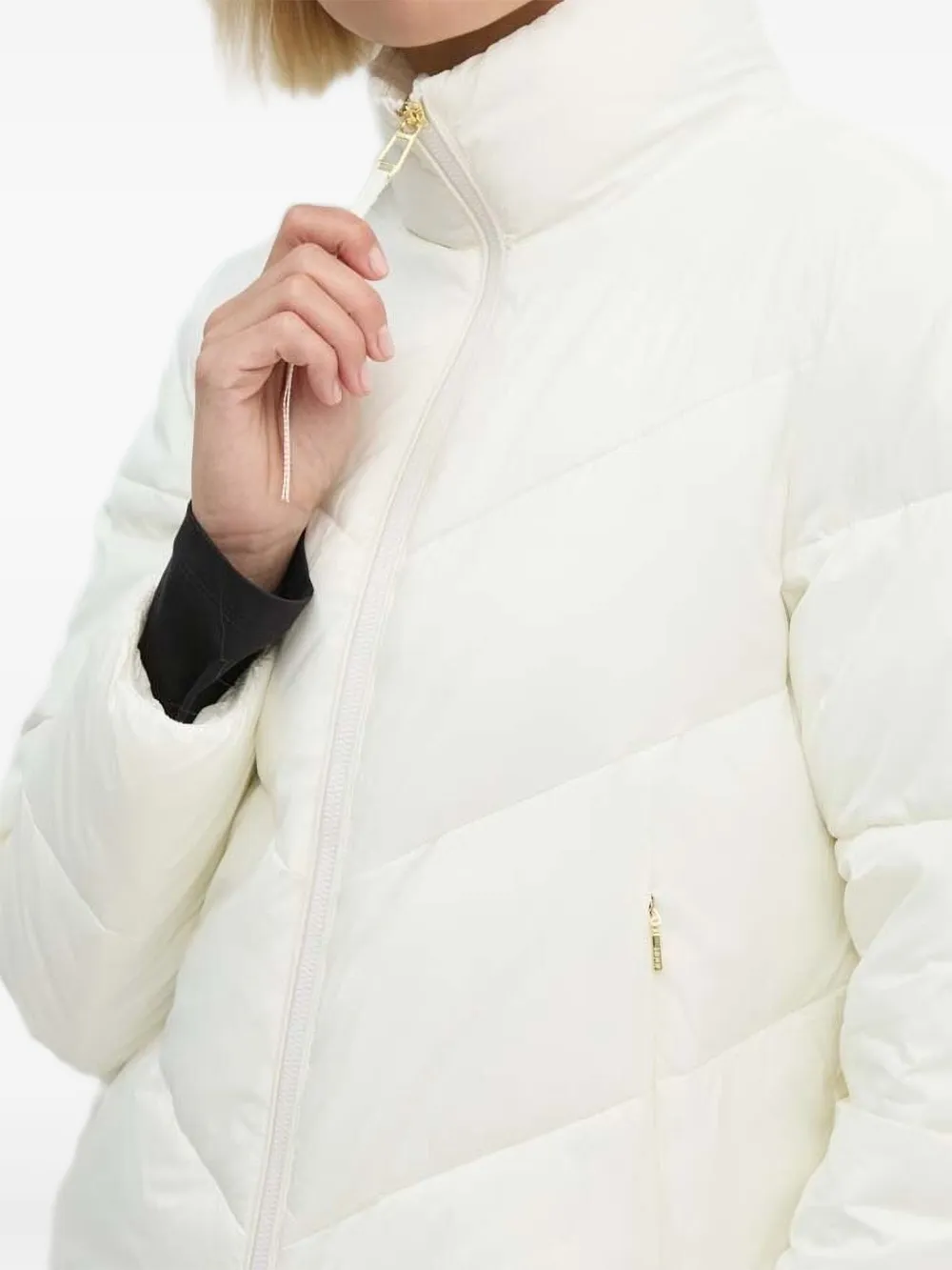 Joop Quilted-pattern Padded Jacket In Blue