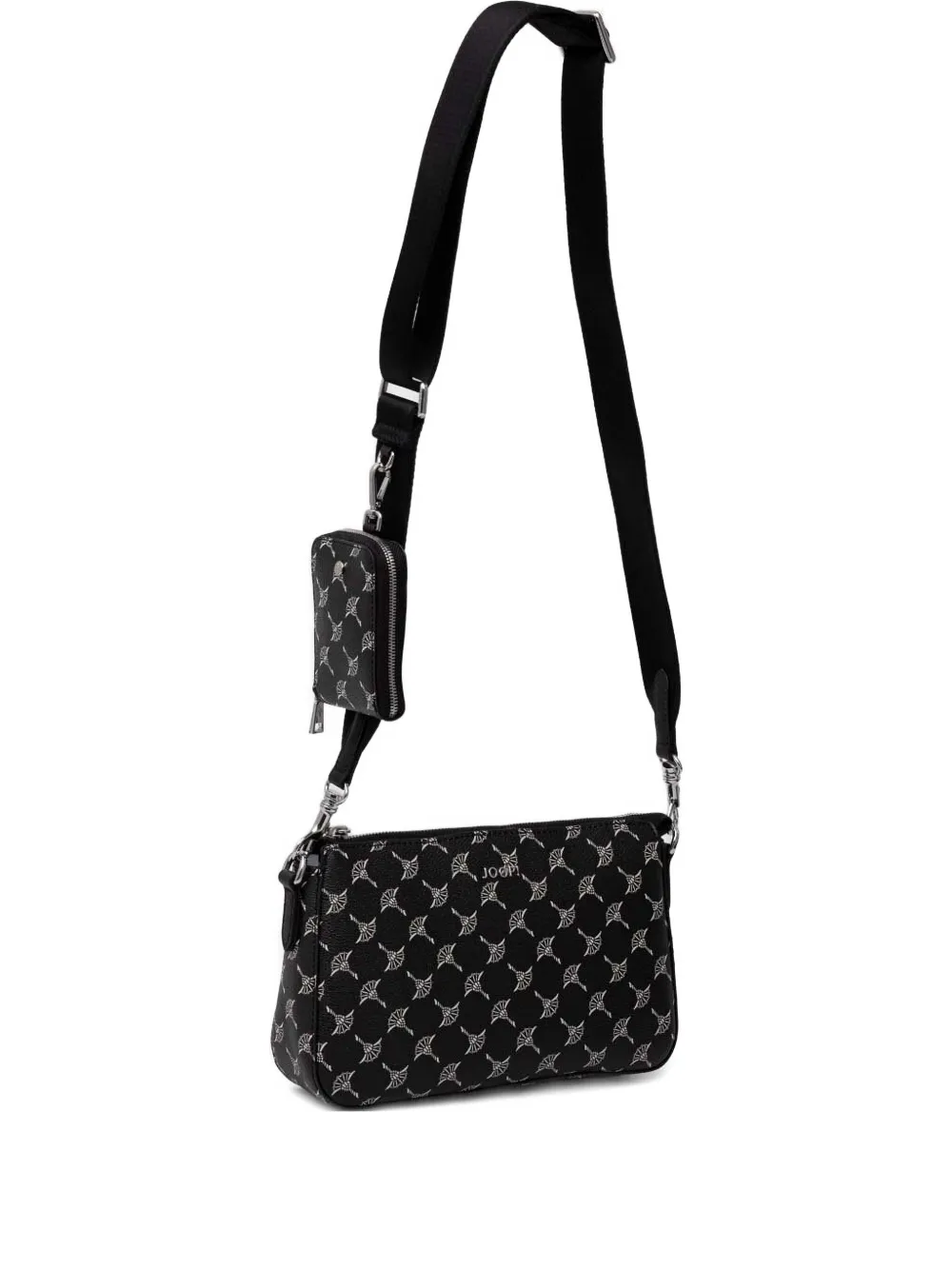 Joop! Cortina Jasmina crossbodytas met logo-jacquard Zwart