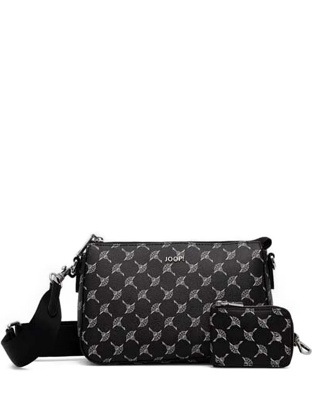 Joop! Cortina Jasmina crossbodytas met logo-jacquard Zwart