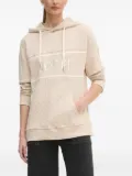 Joop! monogram-pattern hoodie - Neutrals