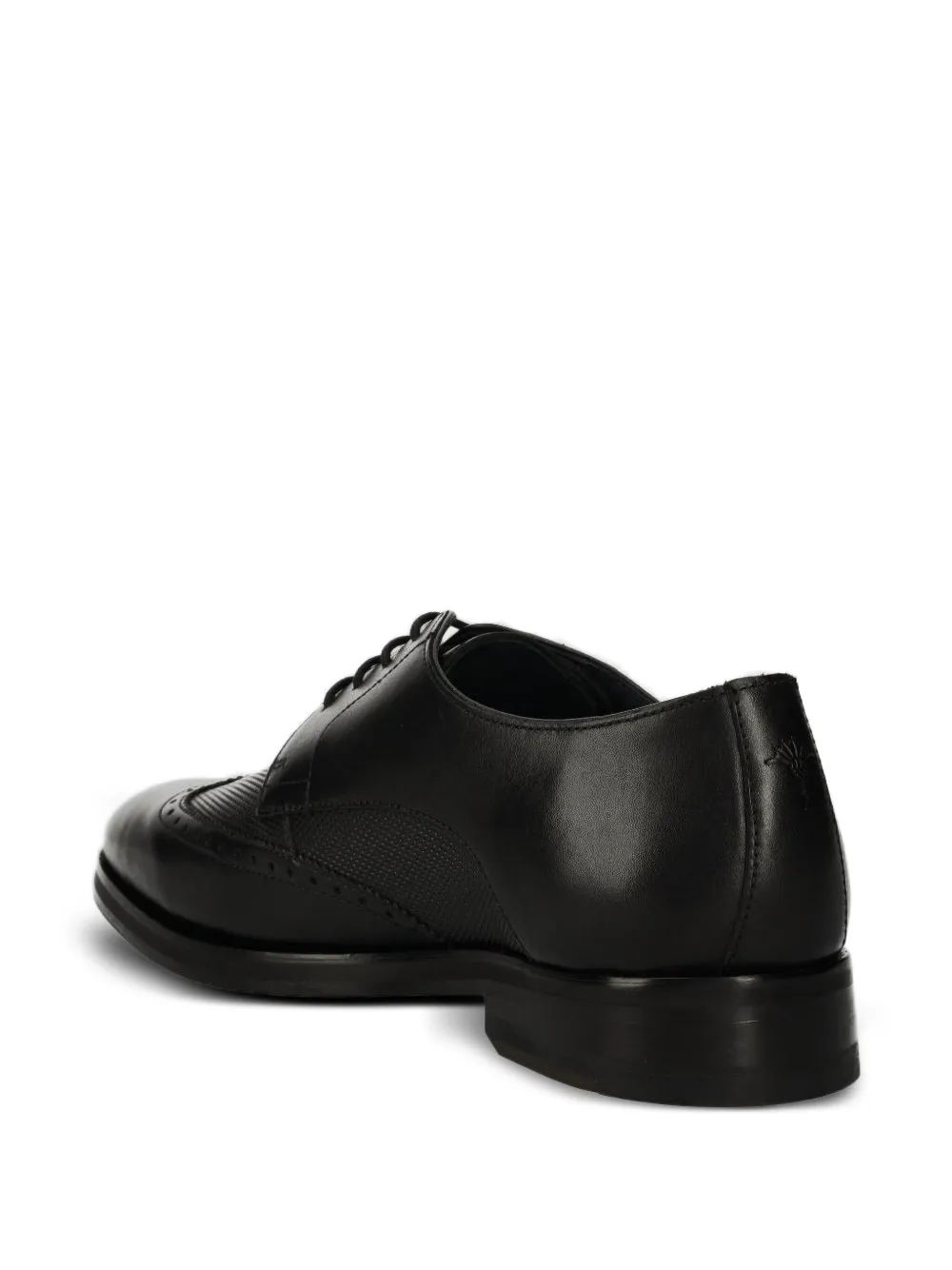 Joop! perforated wingtip lace-up shoes Black