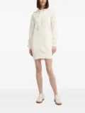 Joop! crystal-embellished hooded dress - White
