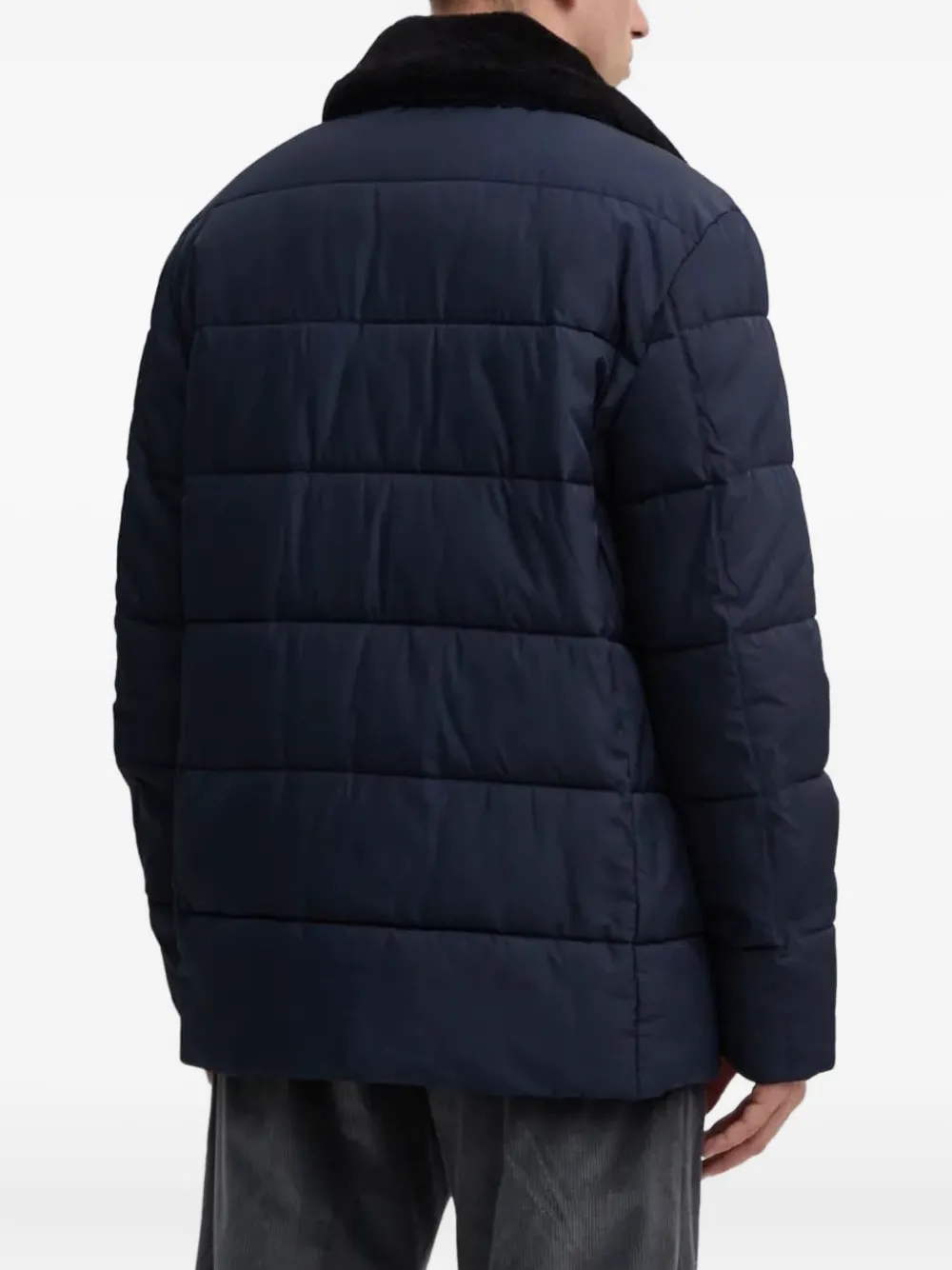 Joop! Gevoerd jack met capuchon Blauw