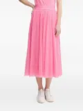Joop! elastic-waistband tulle midi skirt - Pink