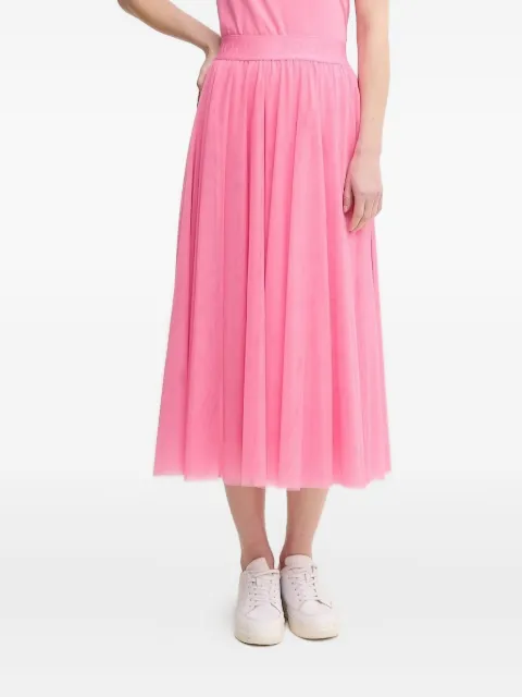 Joop! elastic-waistband tulle midi skirt