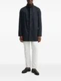 Joop! high-neck buttoned coat - Blue
