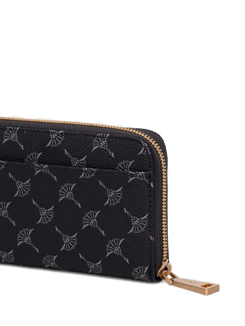 Joop! Portemonnee met logoplakkaat en rits Blauw