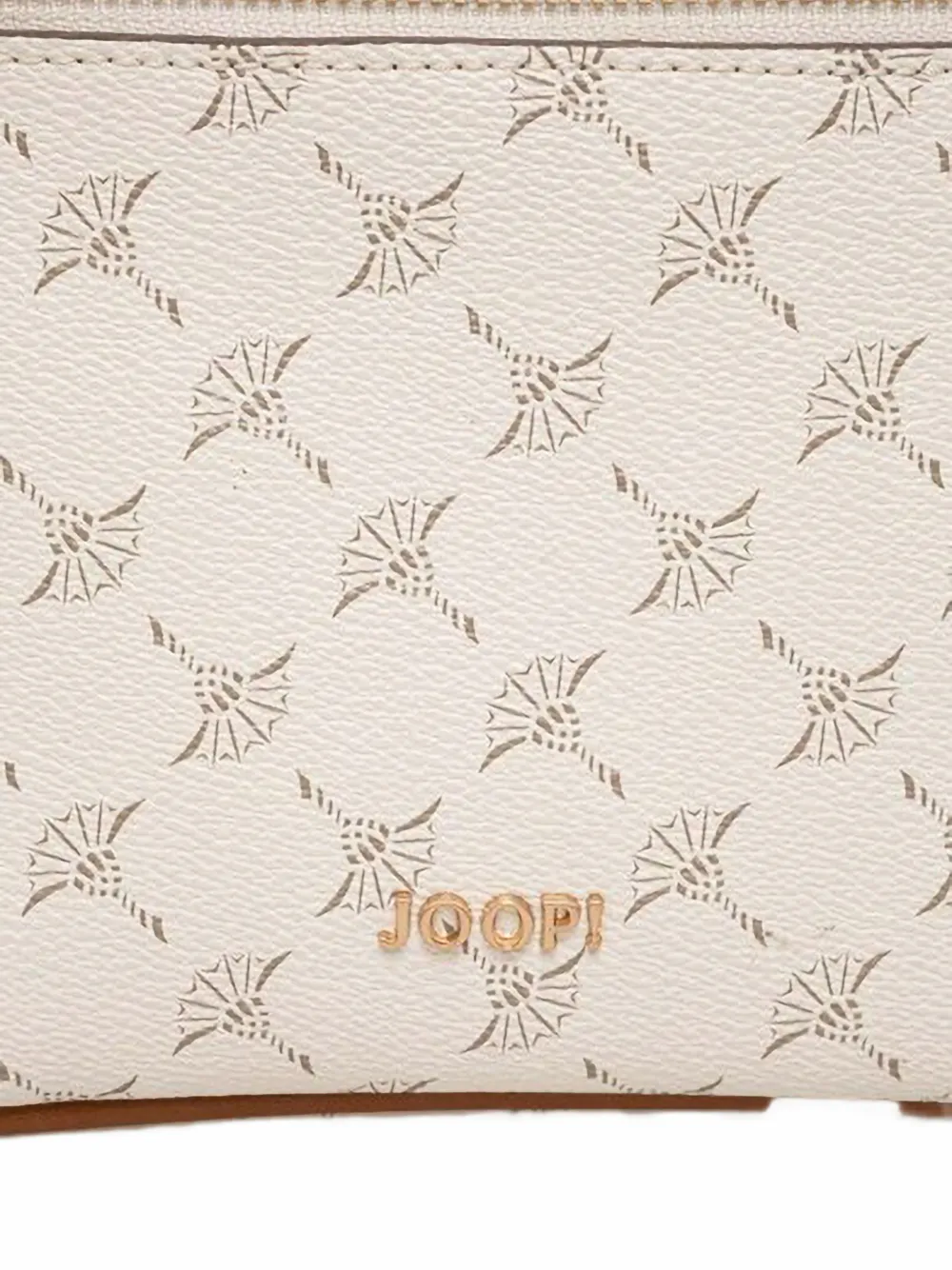 Joop! Cortina logo-print makeup bag Beige