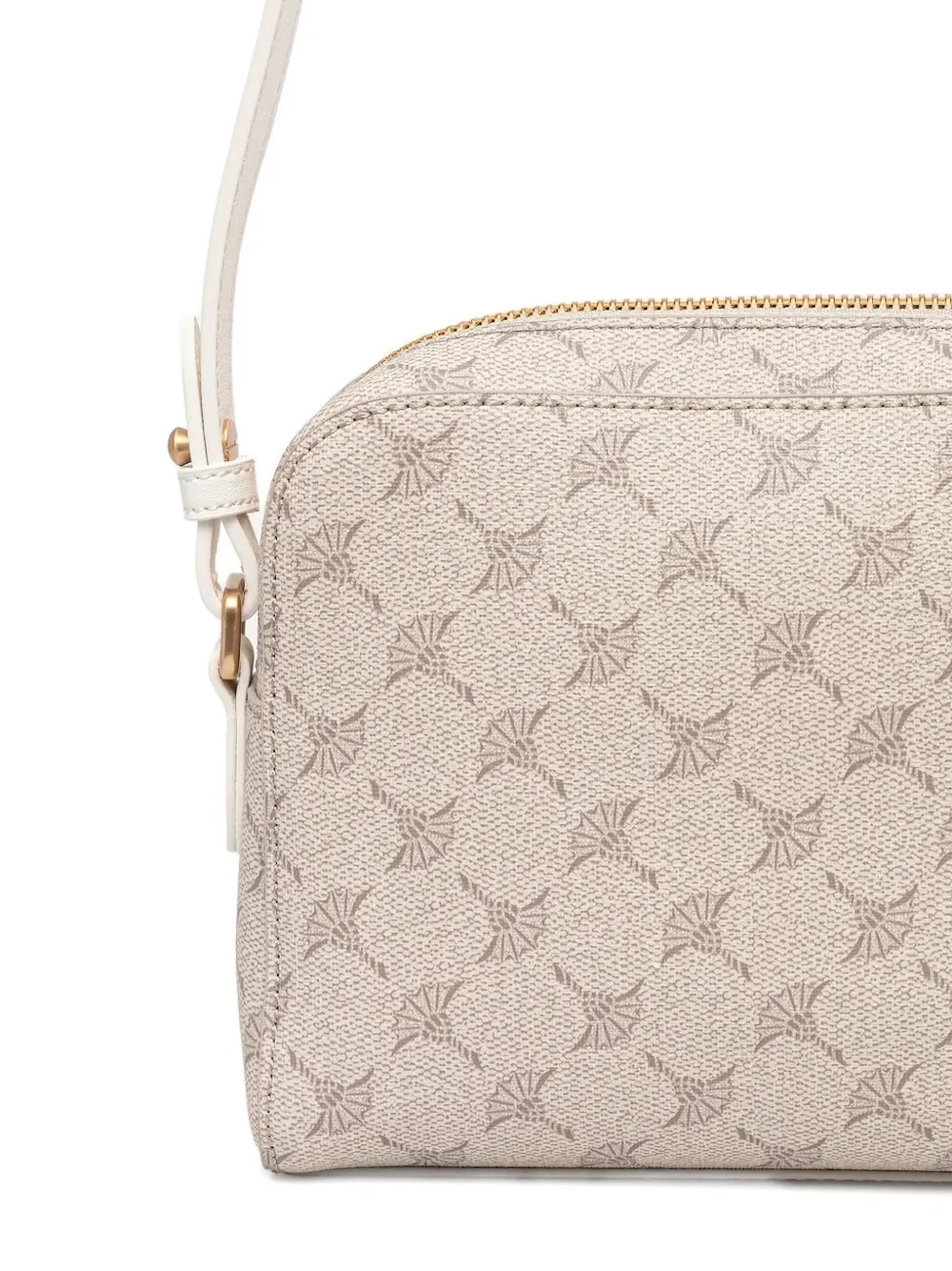 Joop! logo-plaque crossbody bag Beige