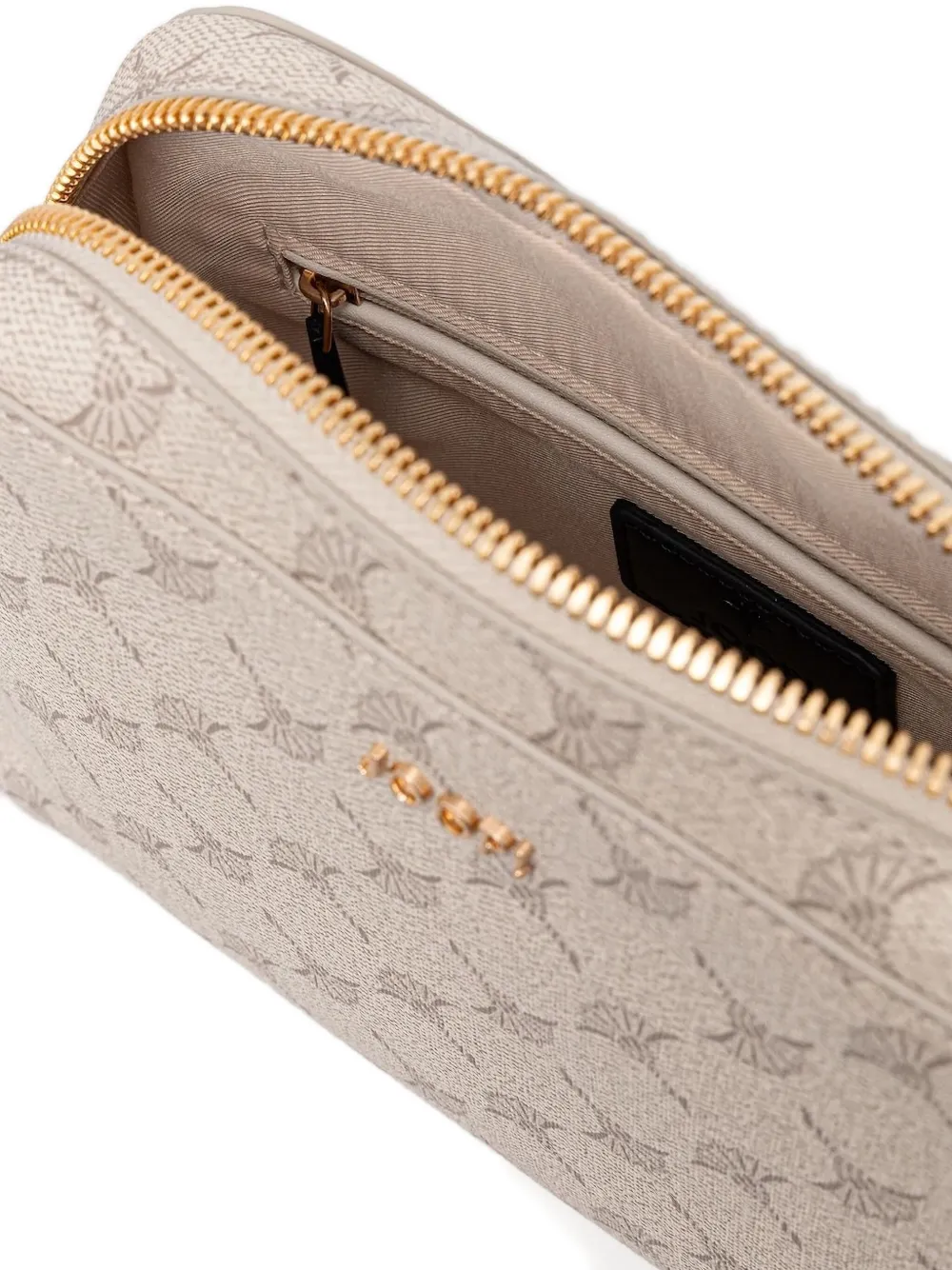 Joop! logo-plaque crossbody bag Beige