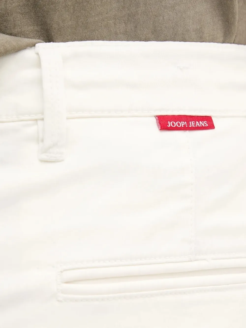 Joop! Rudo logo-plaque shorts Wit
