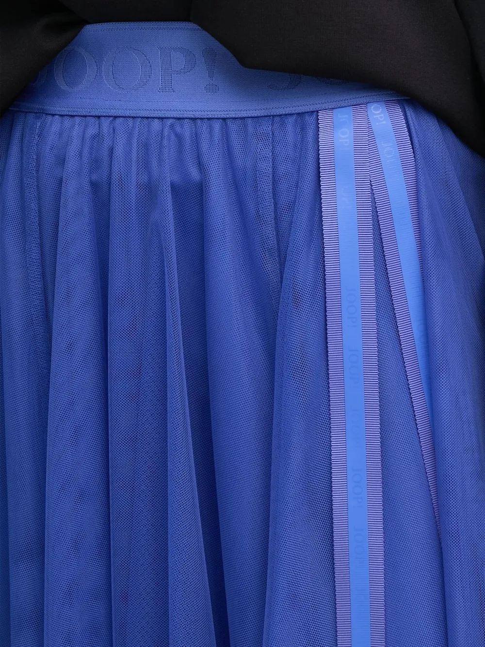 Joop! Tulen midi-rok met lintdetail Blauw