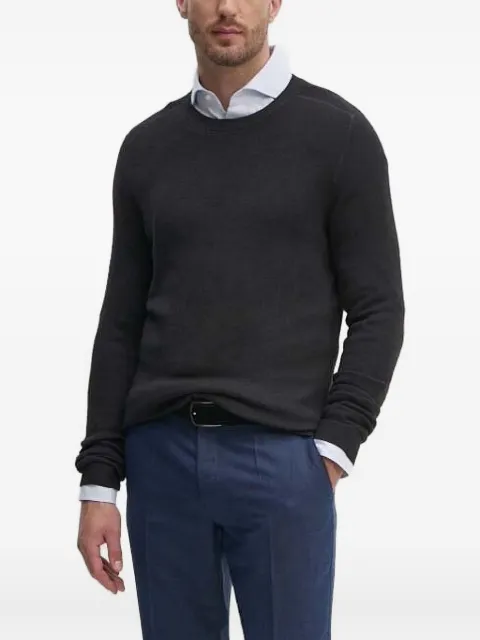 Joop! textured-knit crew-neck sweater