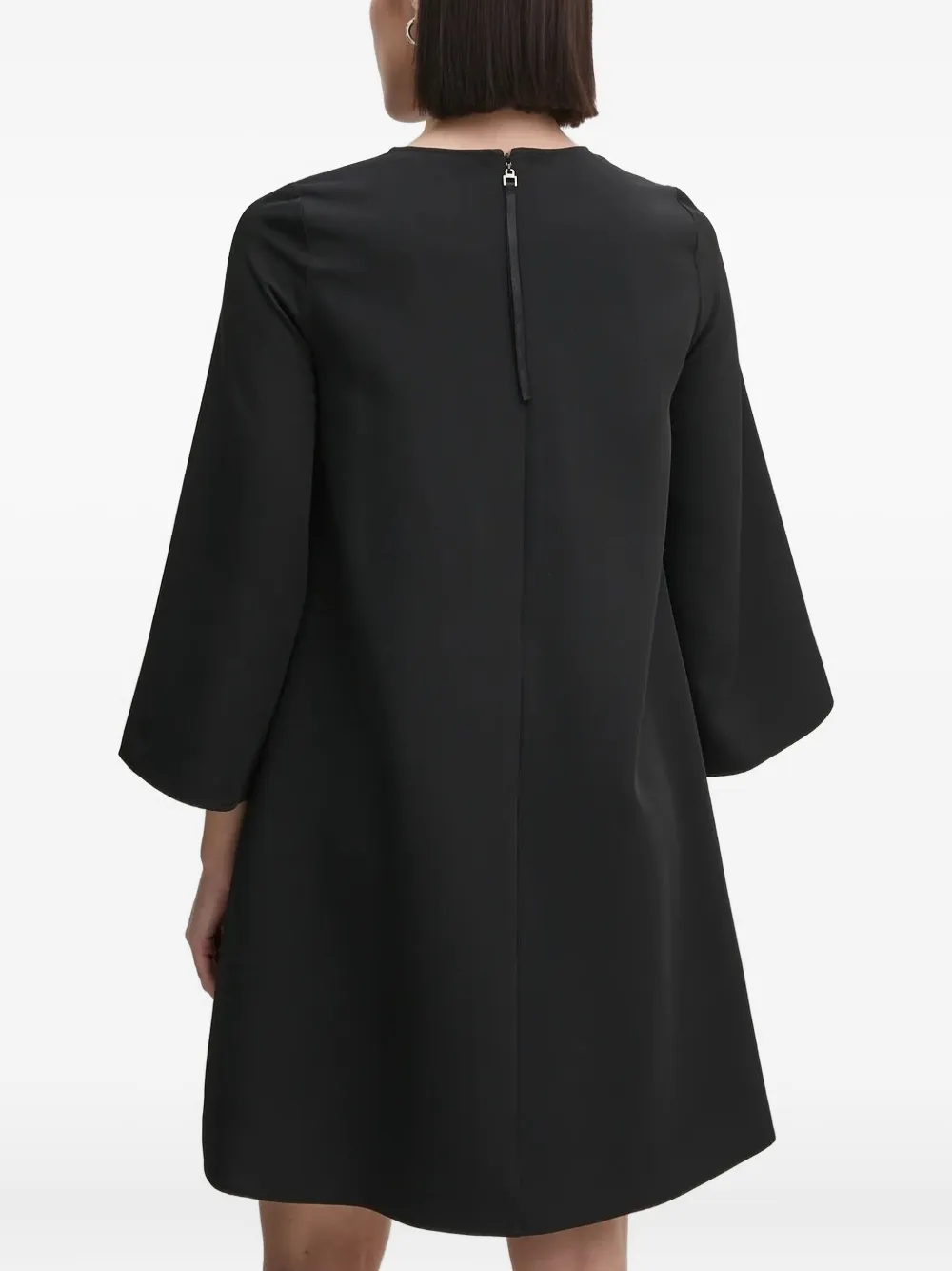 Joop! Denise bell-sleeve mini dress - Zwart