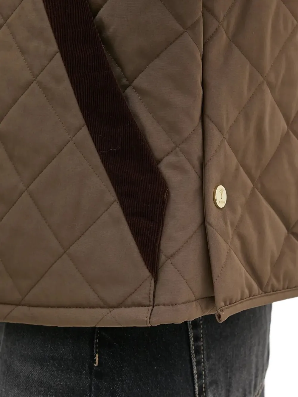 Joop! Jack met ribfluwelen afwerking Bruin