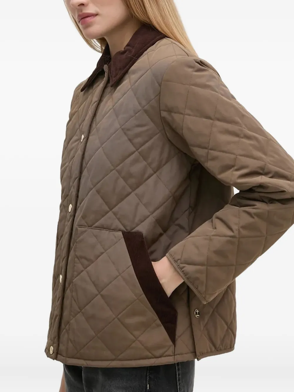 Joop! Jack met ribfluwelen afwerking Bruin