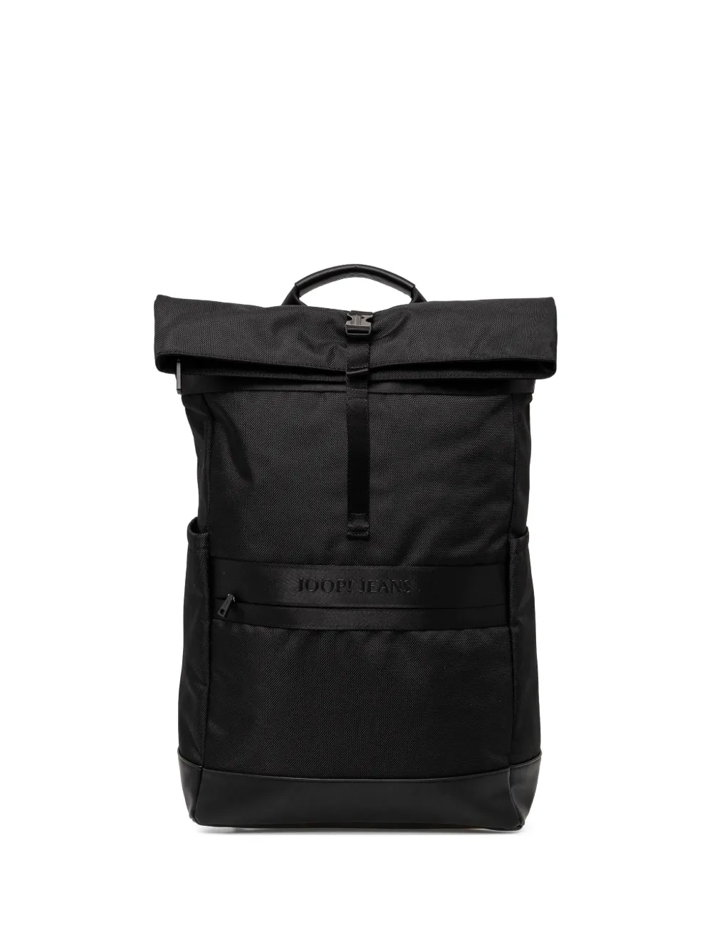 ! Modica Nuvola Jaron roll-top leather-base backpack