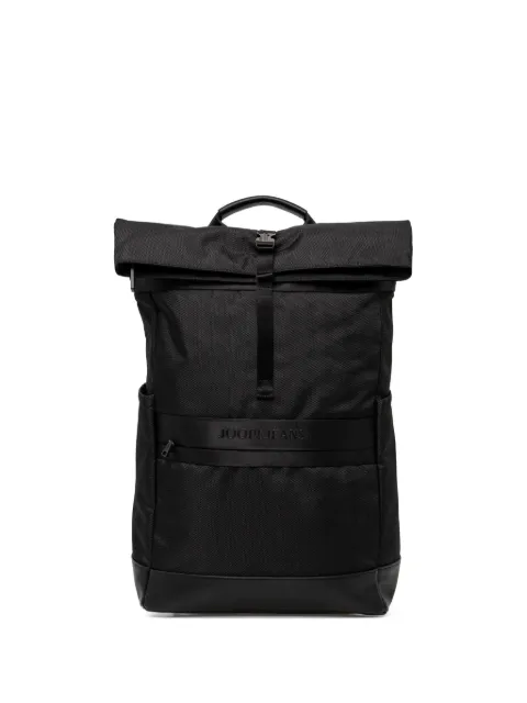 Joop! Modica Nuvola Jaron roll-top leather-base backpack