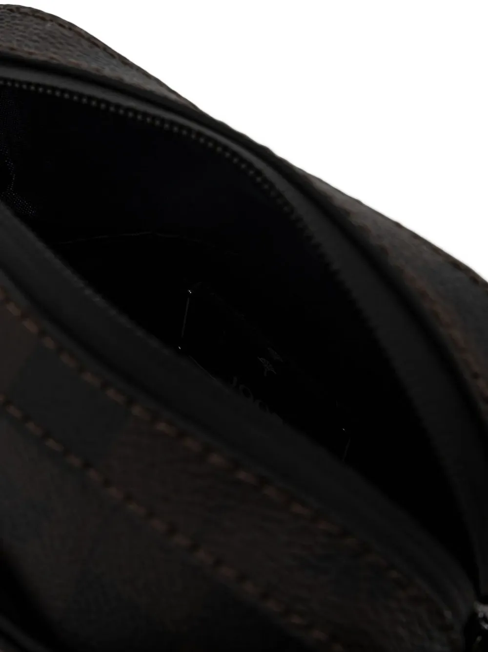 Joop! Geruite messengertas Zwart