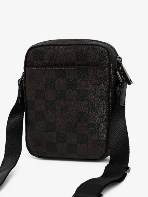 Joop! mochila tipo mensajero con motivo de cuadros