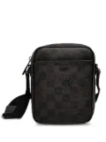 Joop! check-pattern messenger bag - Black