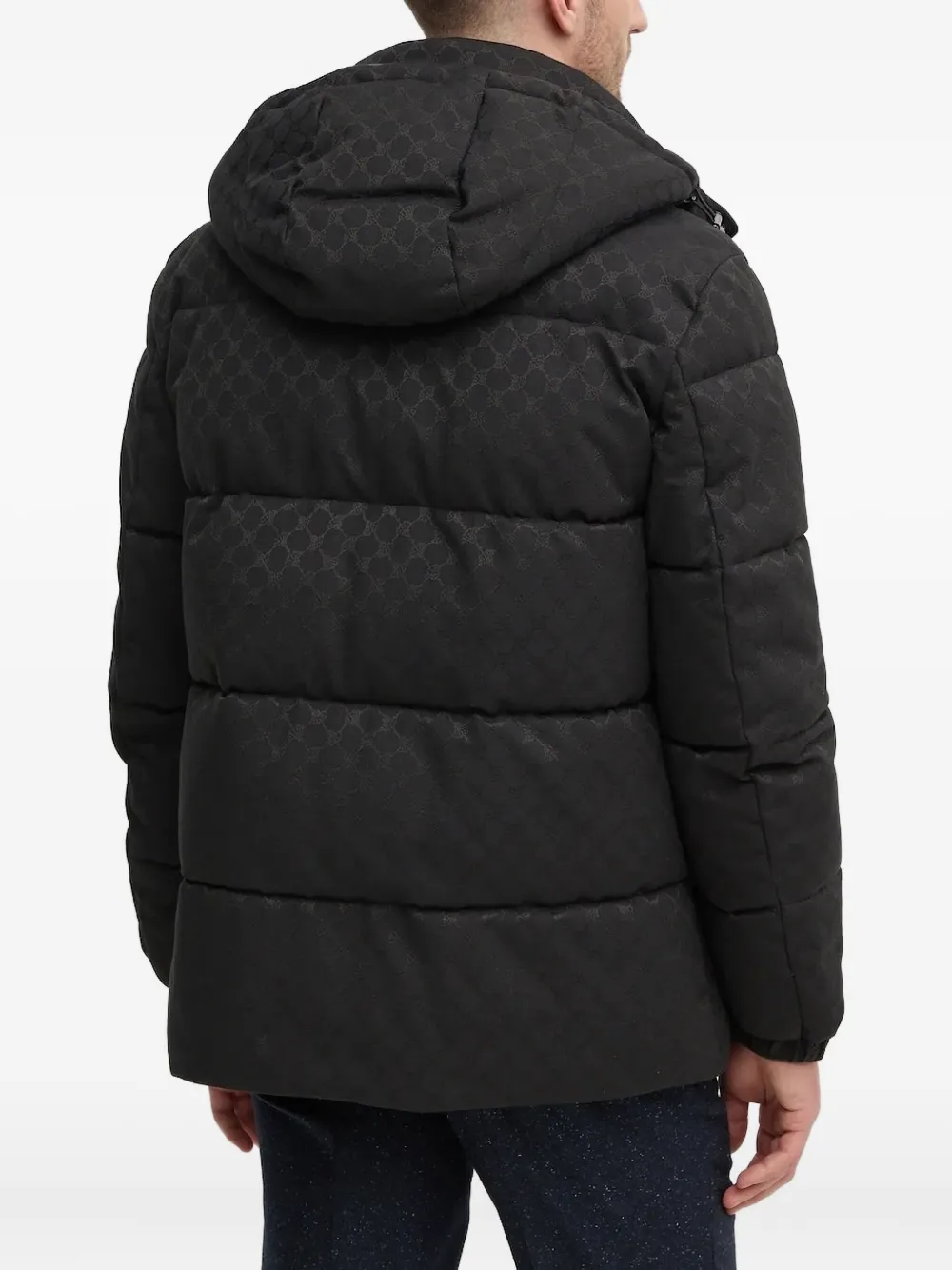 Joop! Donsjack met capuchon Zwart