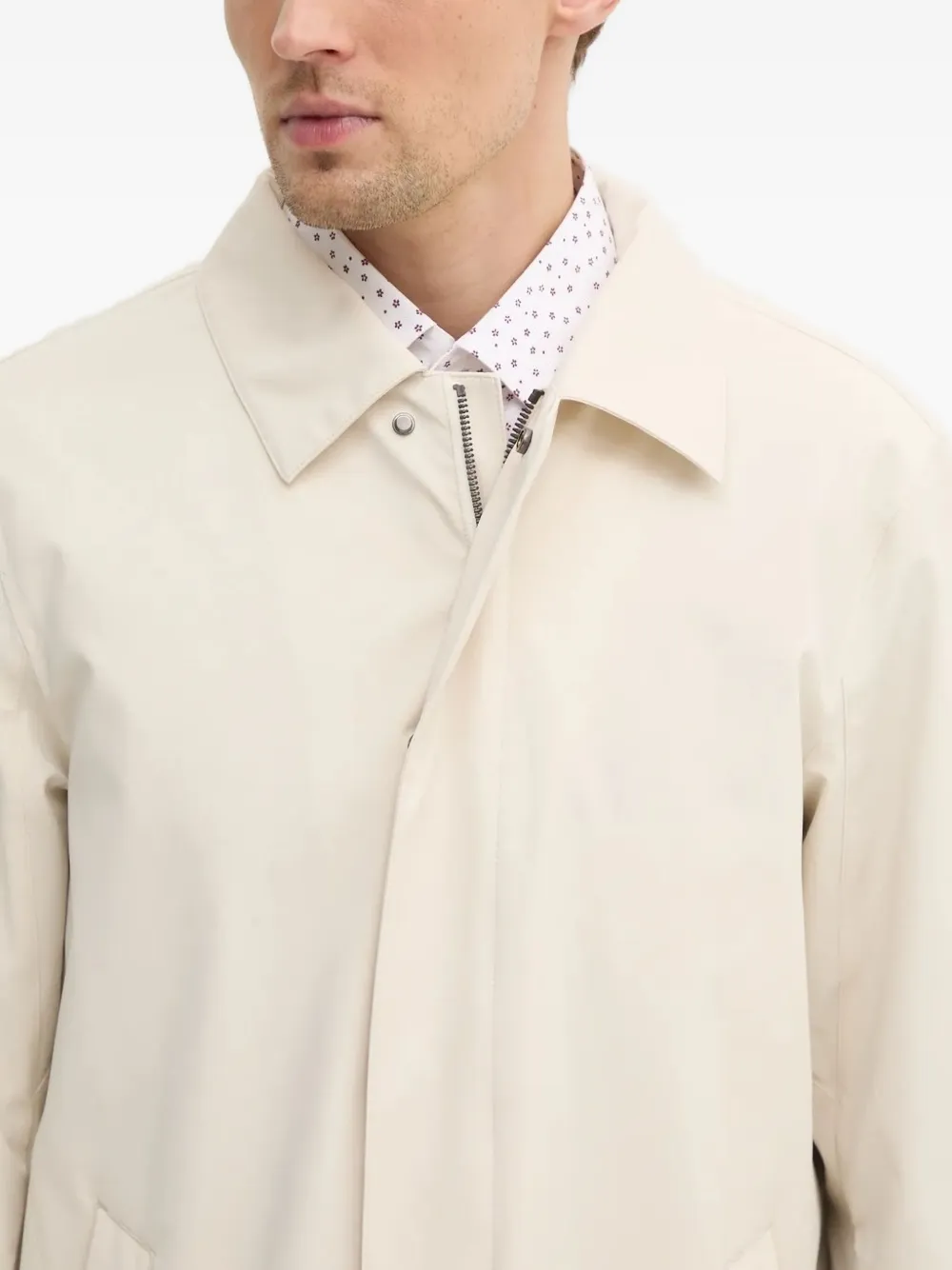 Joop Dillon Travel Coat In Neutral