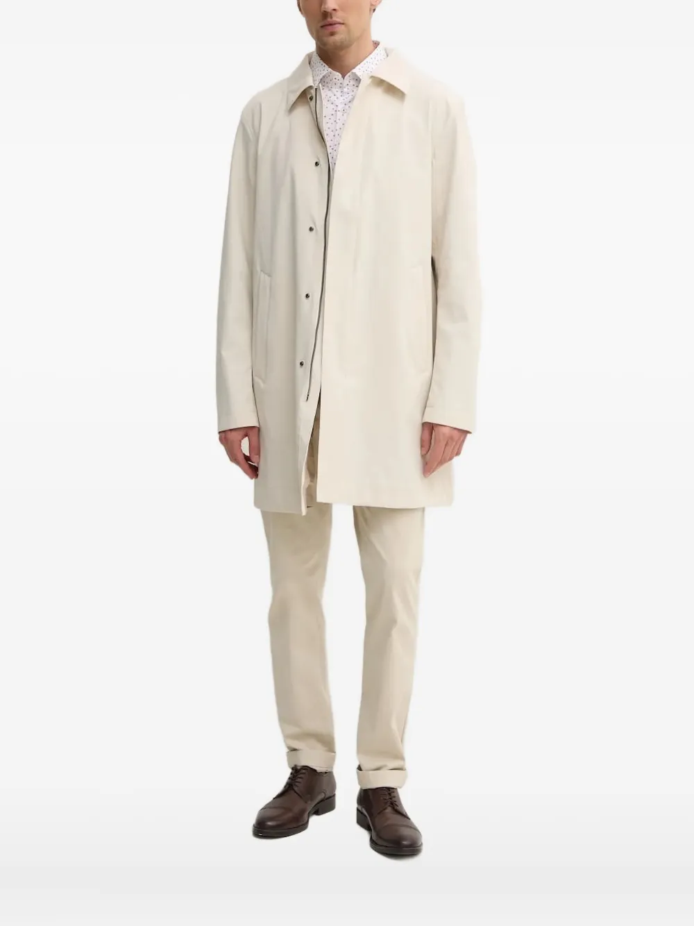Joop Dillon Travel Coat In Neutral