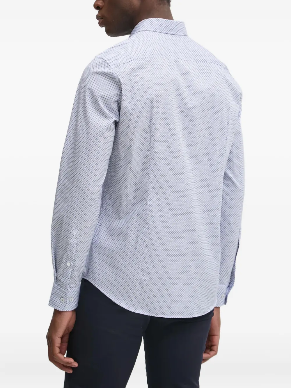 Joop! Overhemd met geometrische print Blauw