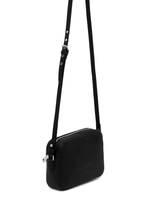 Joop! Lettera Cloe debossed-logo Crossbody Bag | Black | FARFETCH