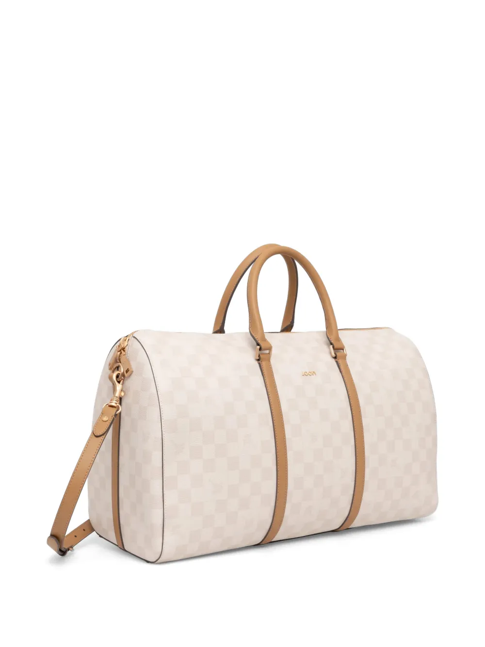  Joop! Check-pattern Top-handle Luggage - Neutro 