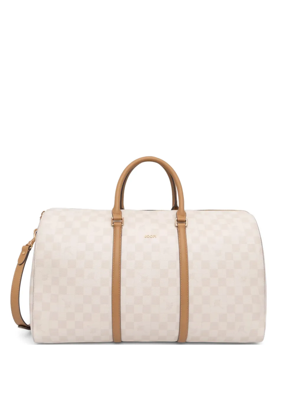 Joop! check-pattern top-handle luggage - Toni neutri