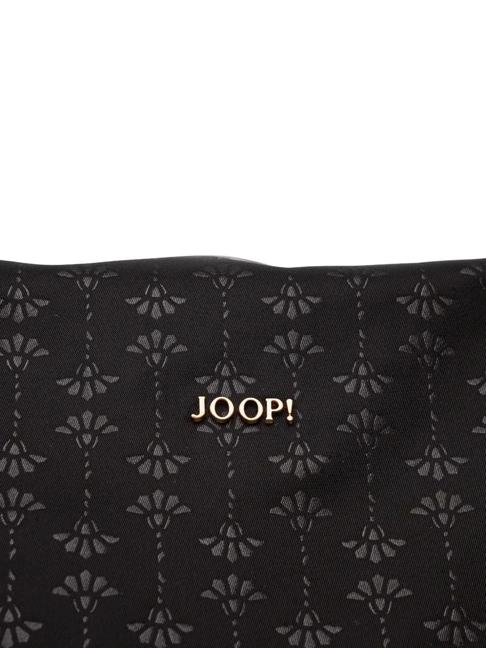 Joop! Shopper met bloemenprint Zwart