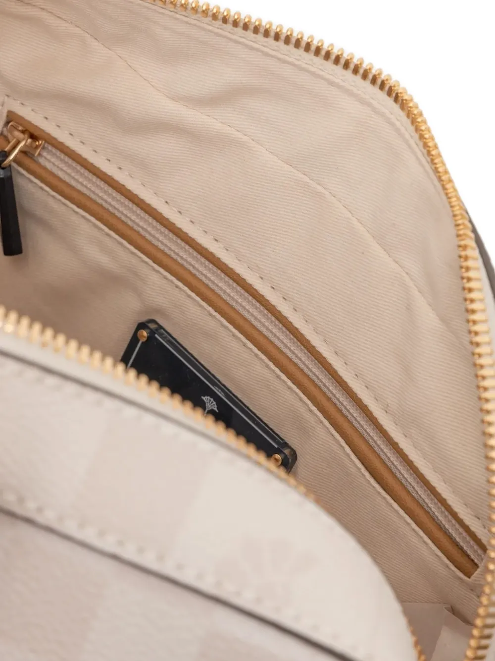 Joop! Geruite crossbodytas Beige