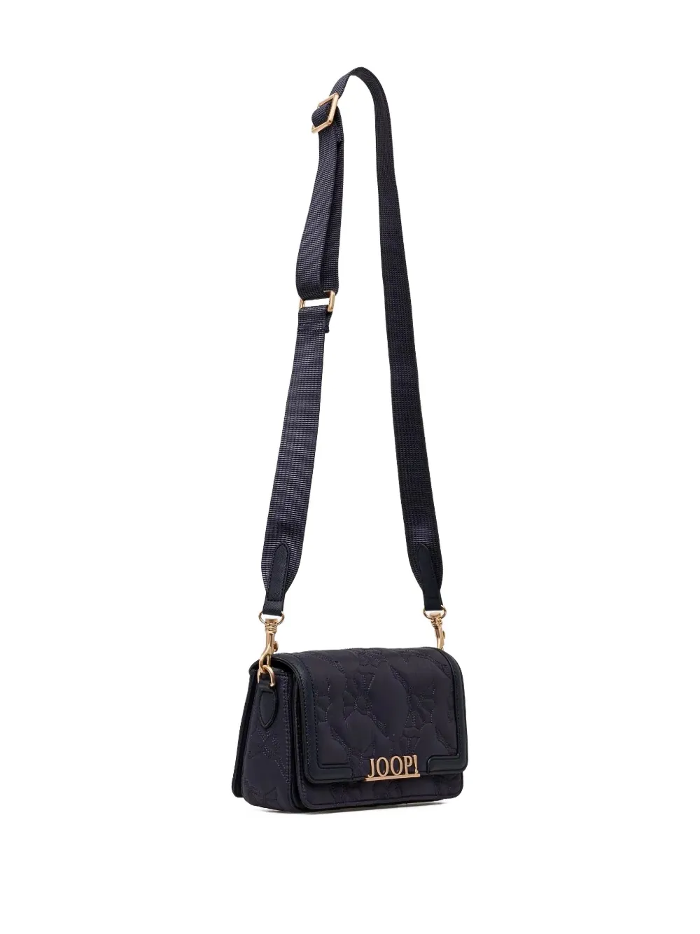Joop! Ricamo Sousa gewatteerde crossbodytas met logoplakkaat Zwart