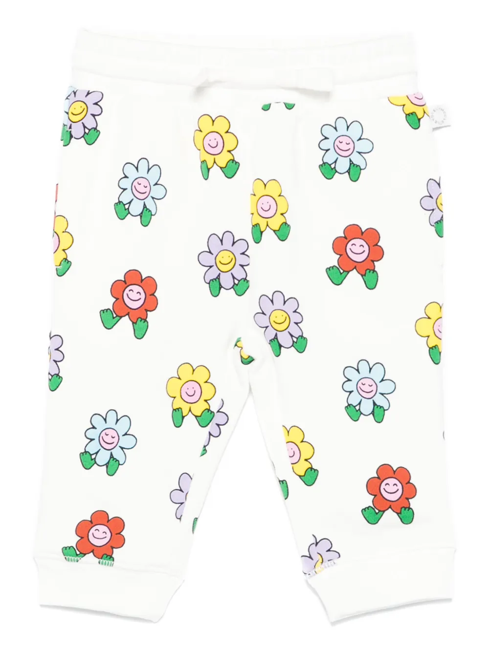 Stella McCartney Kids Legging met bloe print Wit