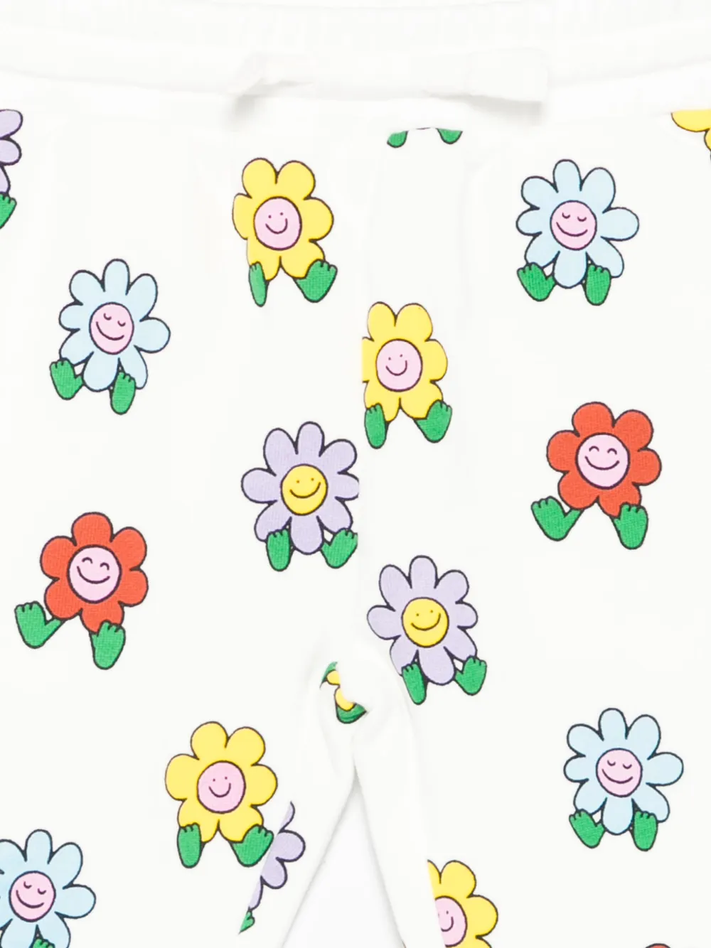 Stella McCartney Kids Legging met bloemenprint Wit