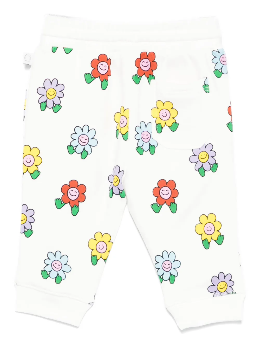Stella McCartney Kids Legging met bloemenprint Wit