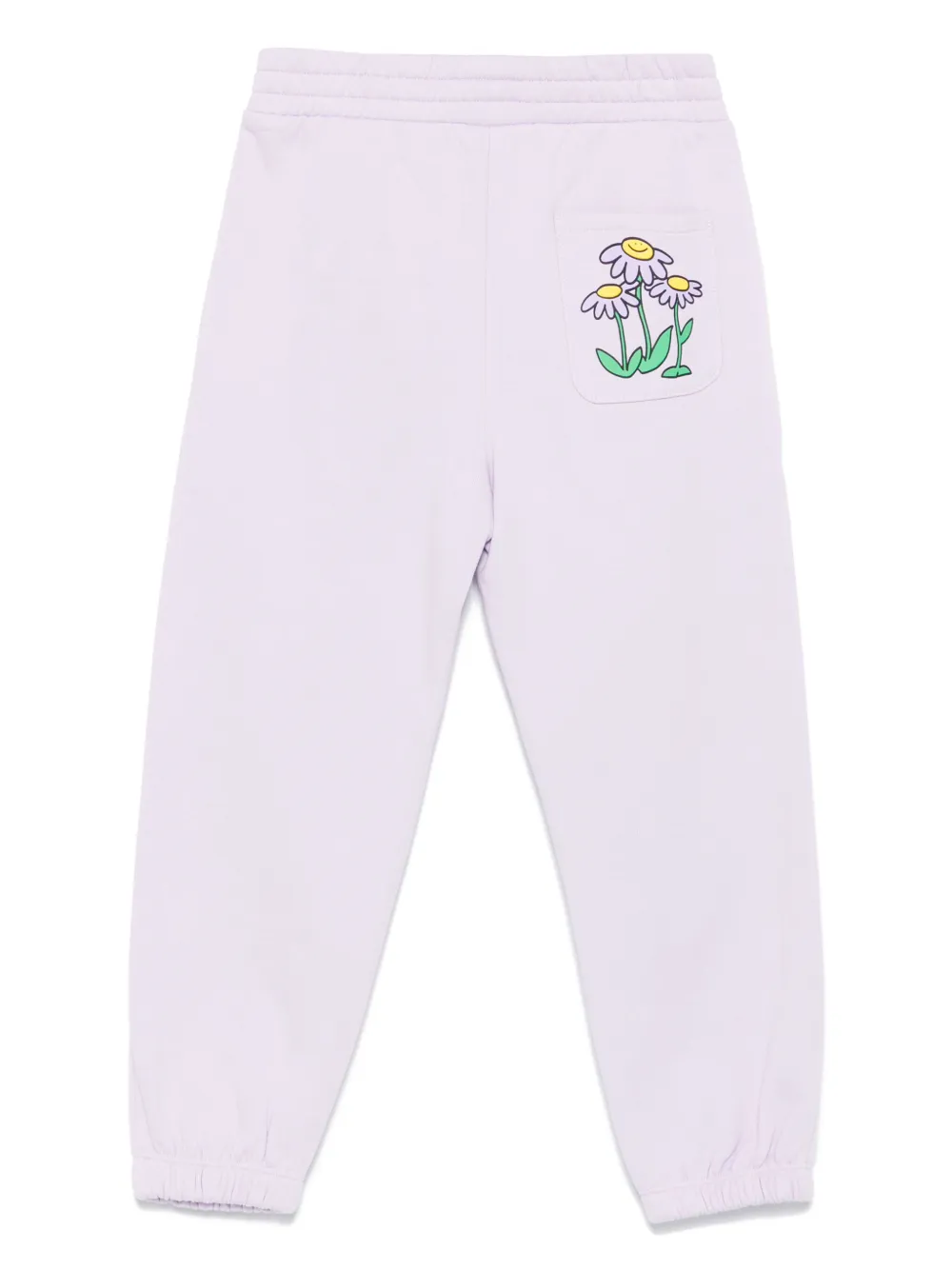 Stella McCartney Kids Broek met madeliefjesprint Paars