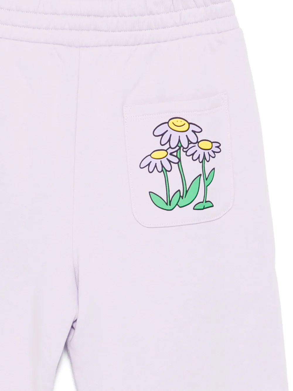 Stella McCartney Kids Broek met madeliefjesprint Paars