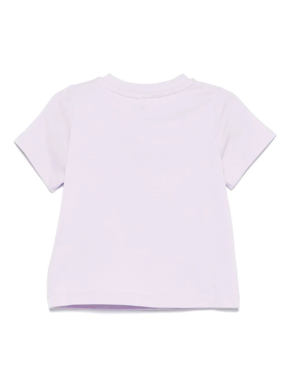 Stella McCartney Kids T-shirt met bloemenprint Paars