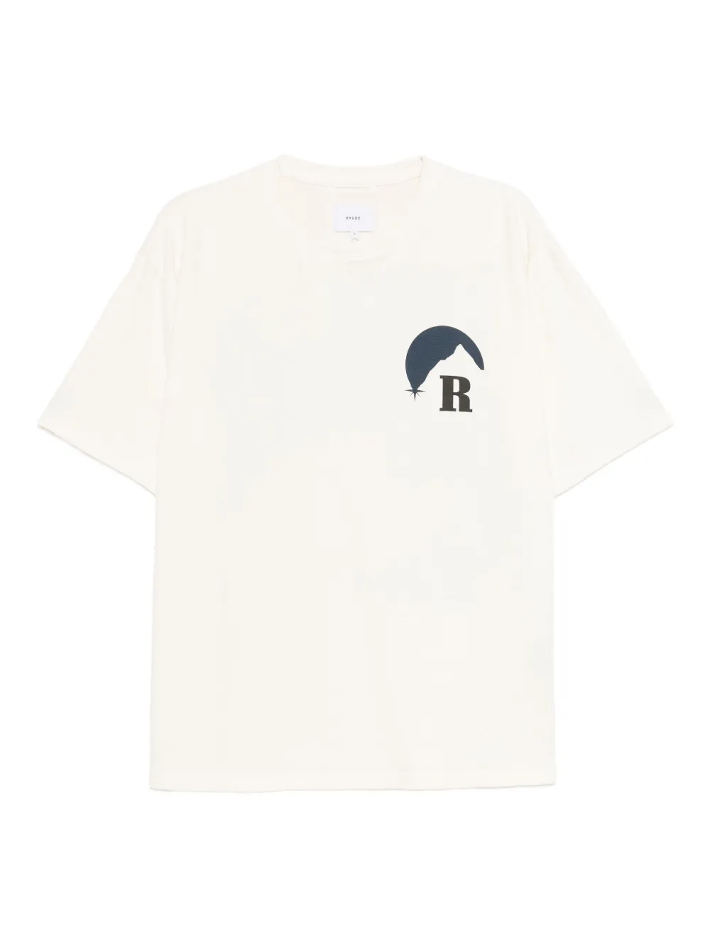 RHUDE mountain graphic t-shirt | Neutrals | Image 1